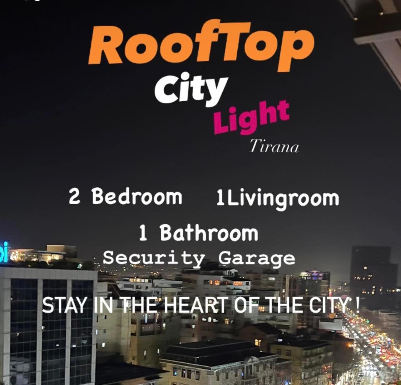 Rooftop City Light Τίρανα Εξωτερικό φωτογραφία