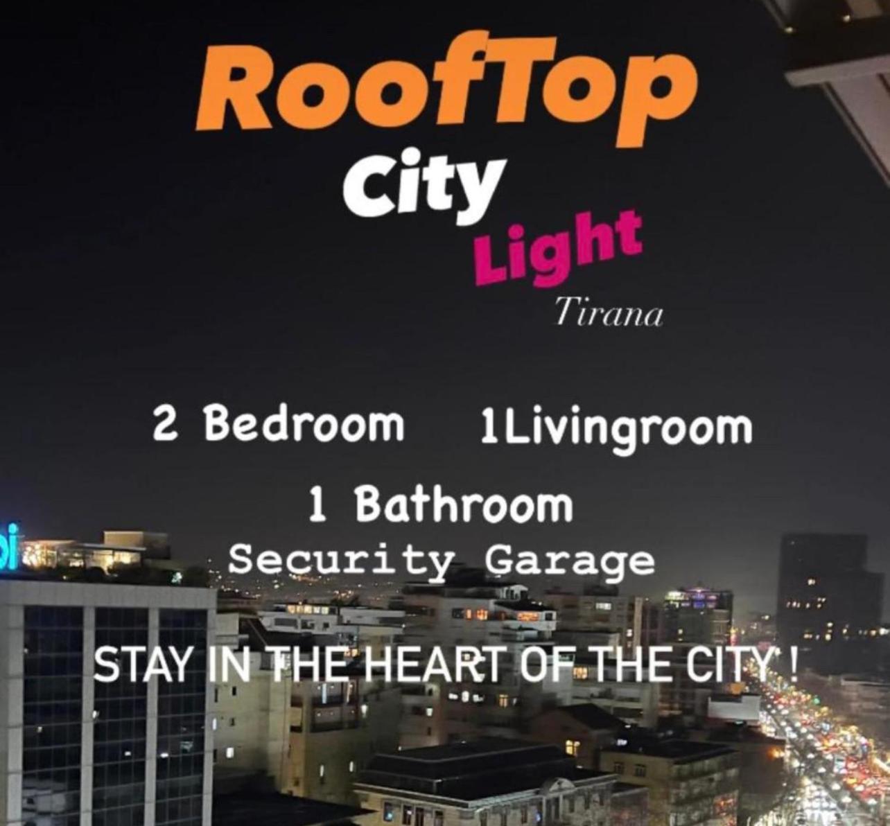 Rooftop City Light Τίρανα Εξωτερικό φωτογραφία